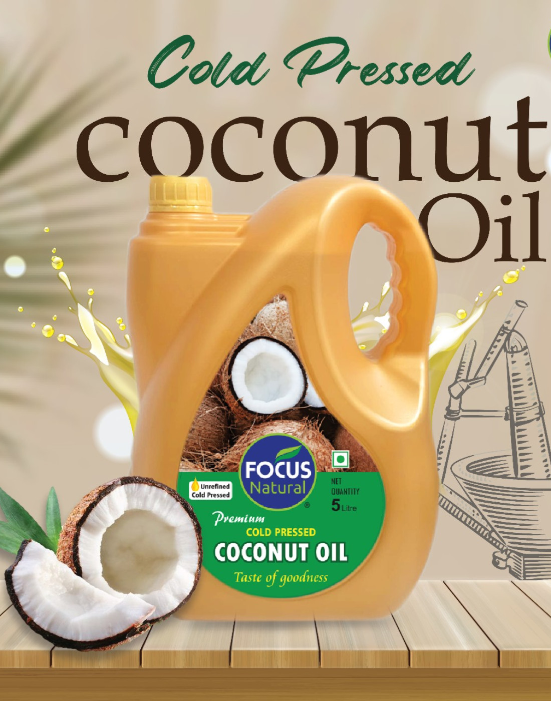 COCONUT OIL 5L 100% PURE and U..